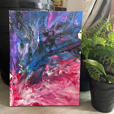 Breathing Through Our Difficulties: An Introduction to Paint Pouring